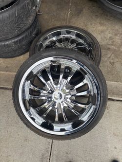 20” 4 Rims and tires
