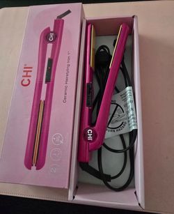 CHI Totally Pink Flat iron with box