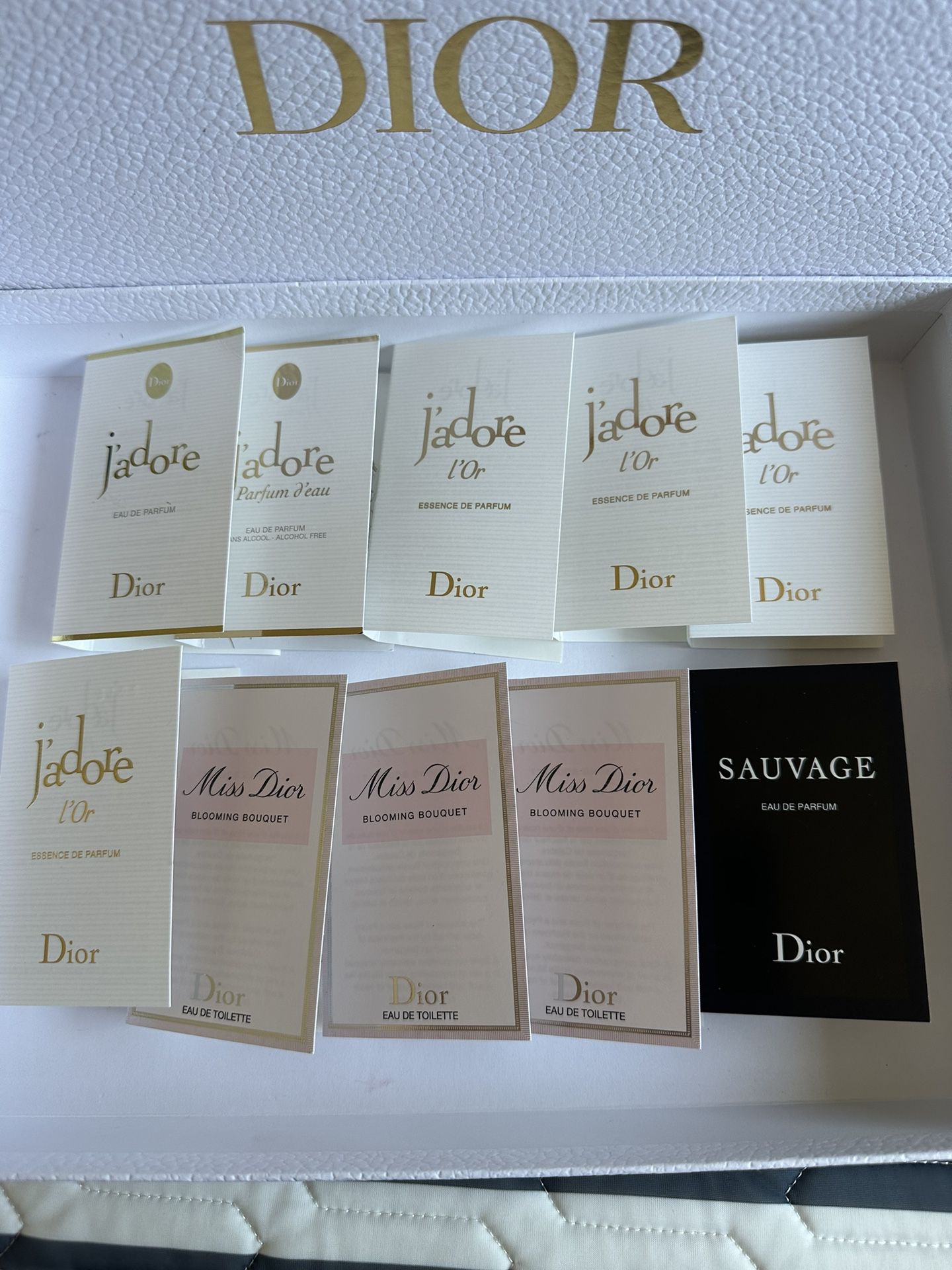 dior perfume samples lot, 10 Pieces. All New