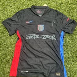 Barcelona. X Travis Scott Jersey Brand New Player Version Size Adult Large 