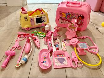 Doctor Kit for Kids Toddlers & toy sound light ambulance car