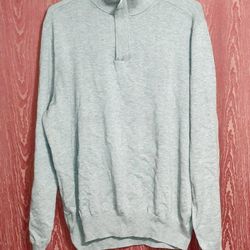 PERRY ELLIS Long Sleeve men's sweater Pullover shirt top Sweatshirt Size M medium