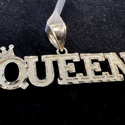 10K “Queen” Pendant 