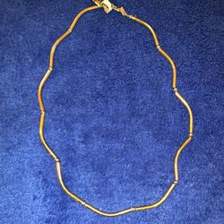 BRAND NEW MONET NYC GOLD NECKLACE 