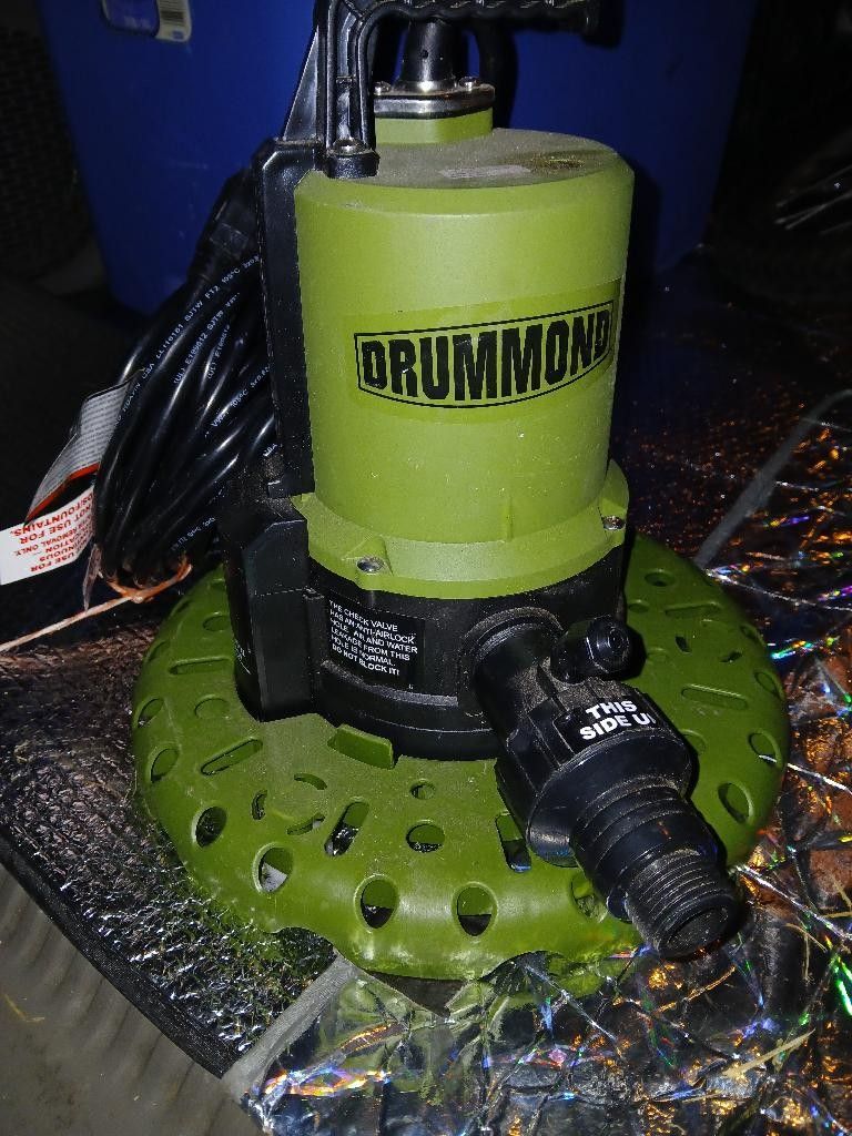 Drummond 1/4 HP Worry Free Automatic Submersible Utility Pump.
