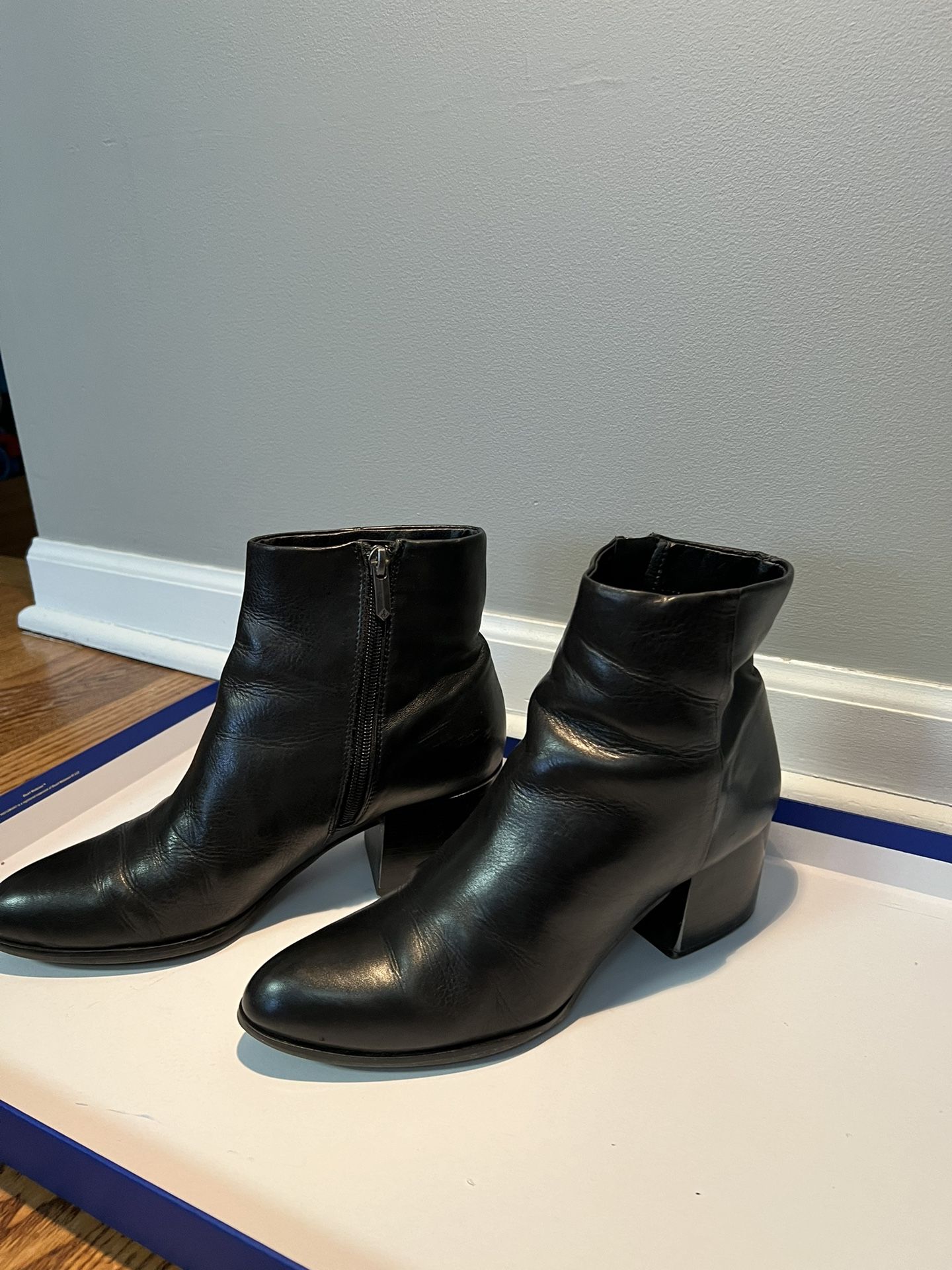 Sam Edelman Black Leather Bootie