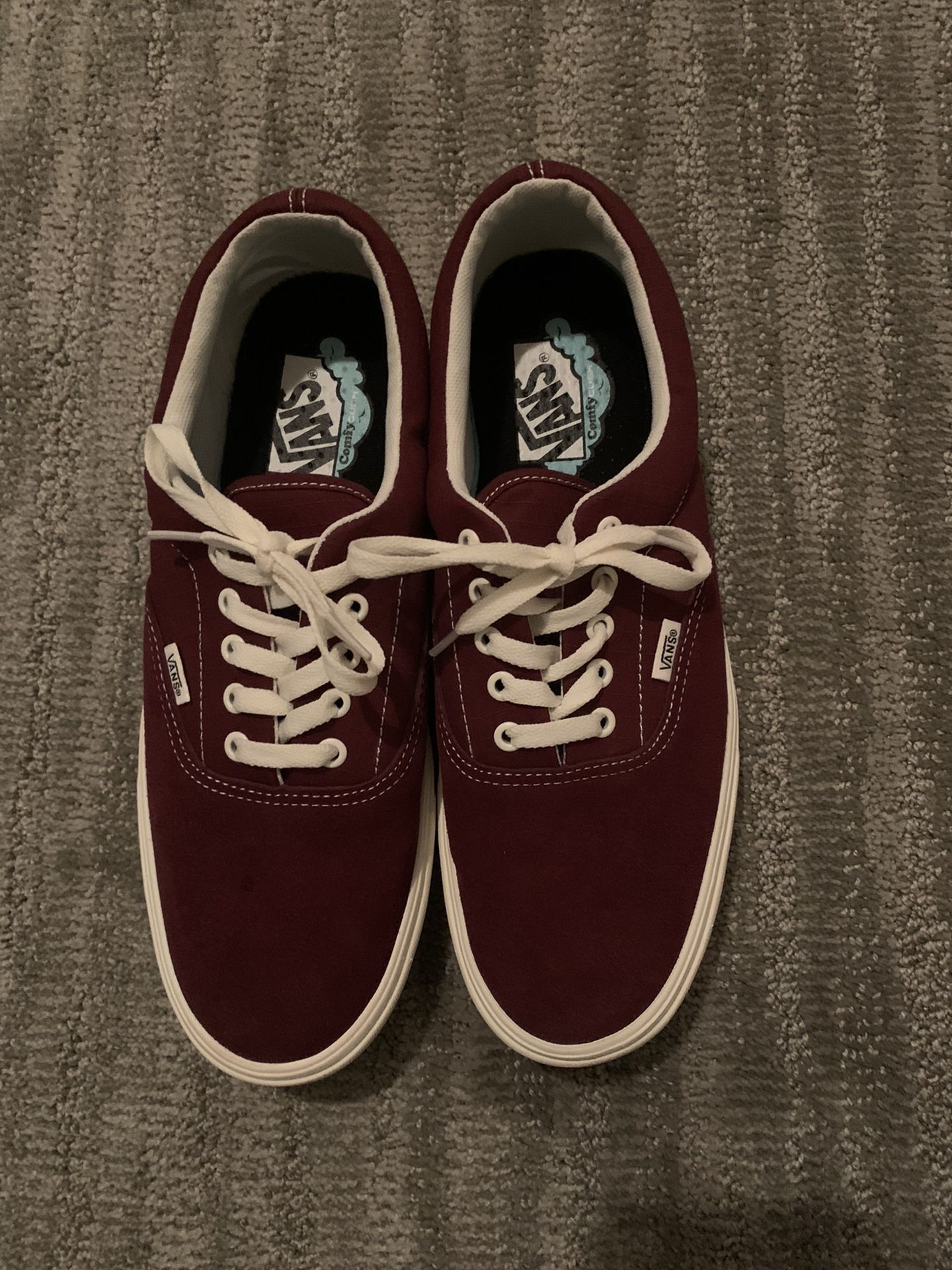 Atwood Burgundy/White Vans Shoes