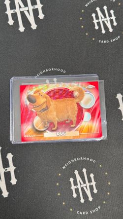 2026 Topps Chrome Disney Dug /5 Red Wave Refractor