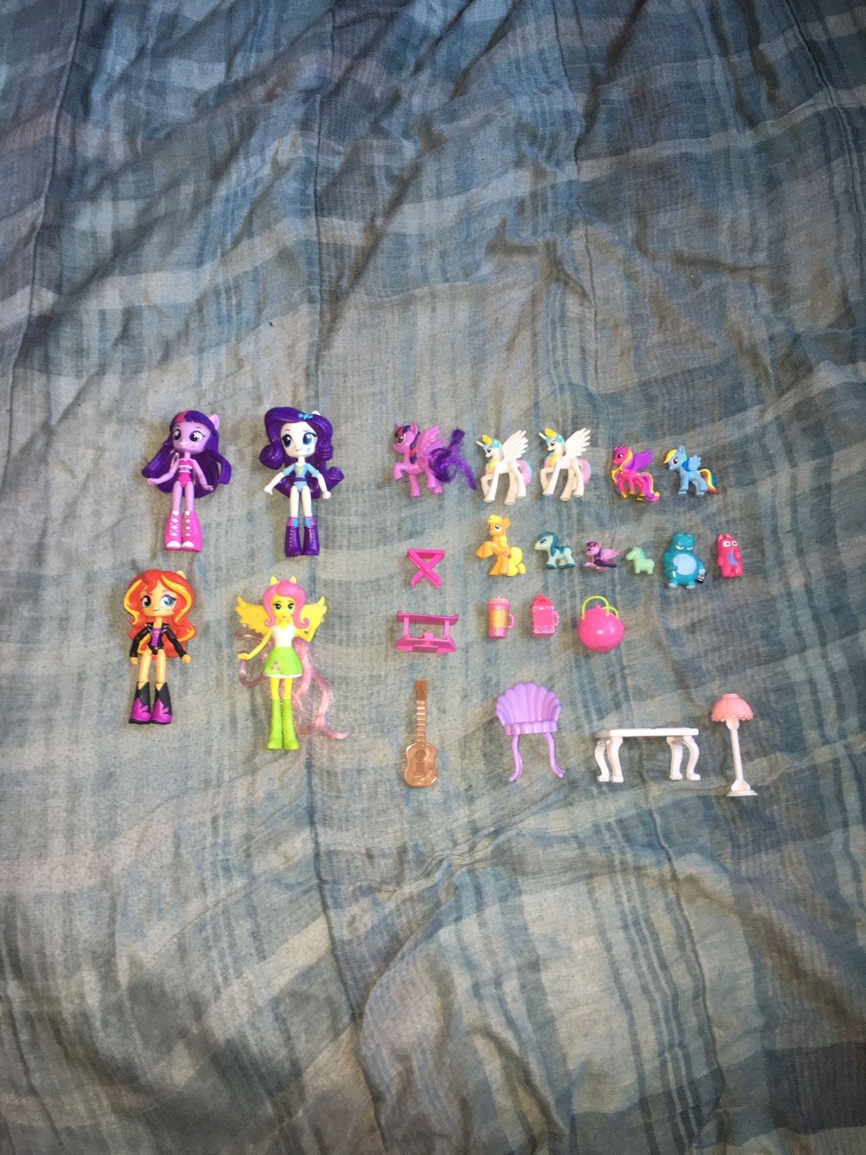 Lot Of My Little Pony Dolls And Toys