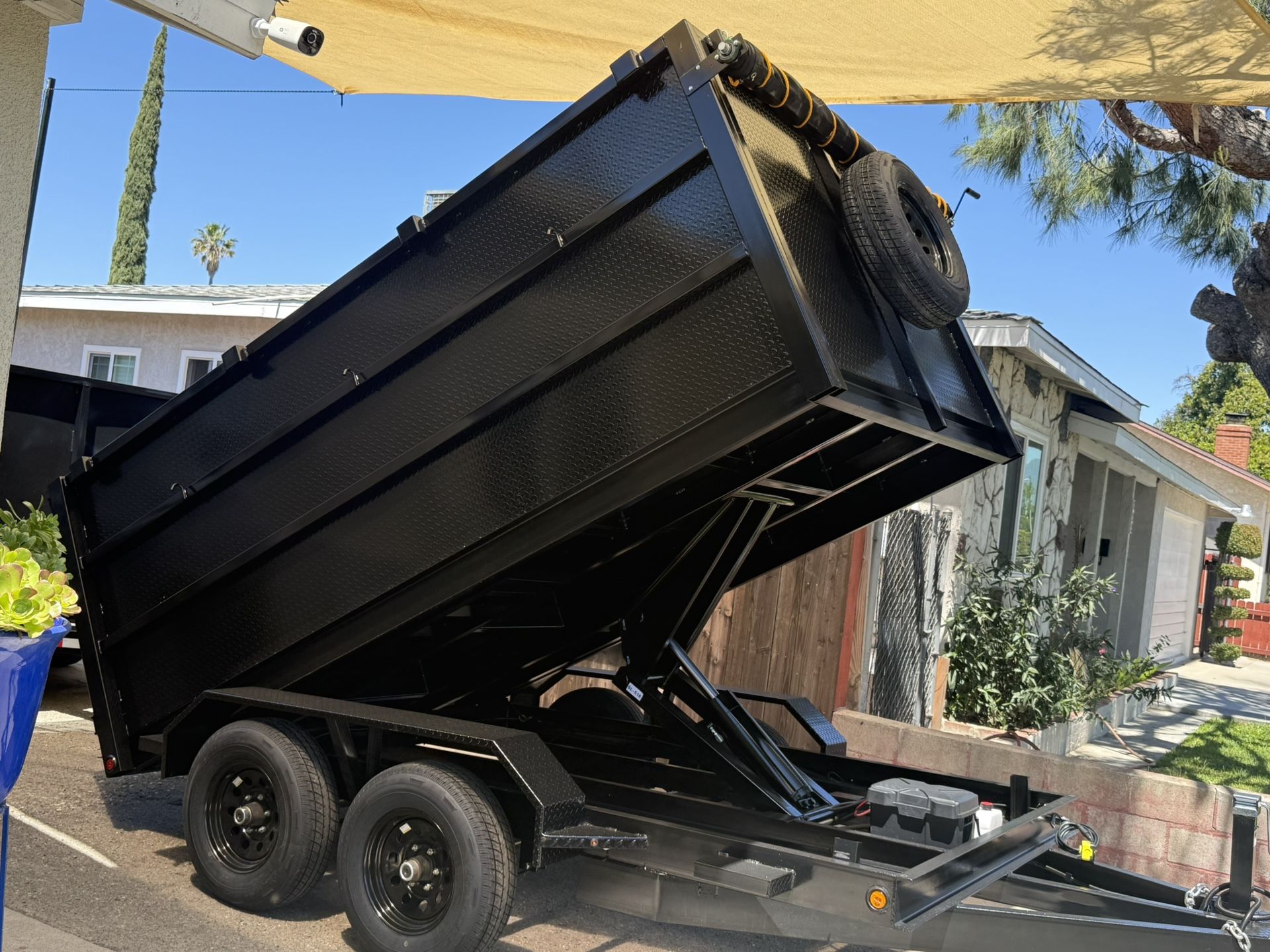 New Hydraulic Scissor Lift Dump Trailer with Ramps & Extras 🔥