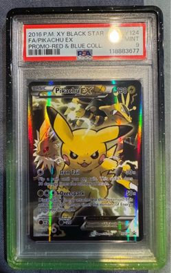 Pikachu XY #124 - PSA 9