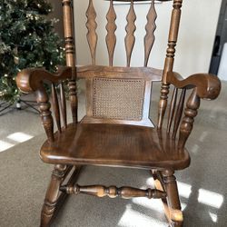 Solid Wood Rocking Chair $35