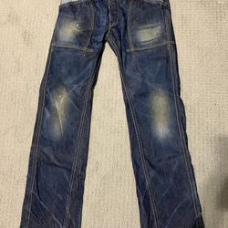 Men’s Replay Blue Jeans Regular And Straight 32W 34L