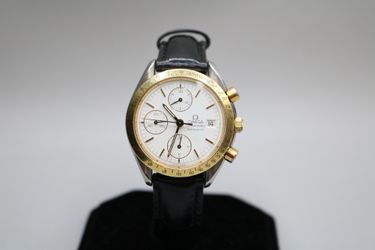 Omega Speed Master 39MM Stainless Steel with Gold Bezel (contact info removed) Watch (No Shipping)