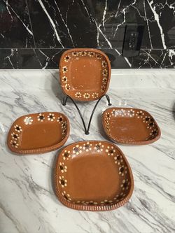 New Mexican terracotta square