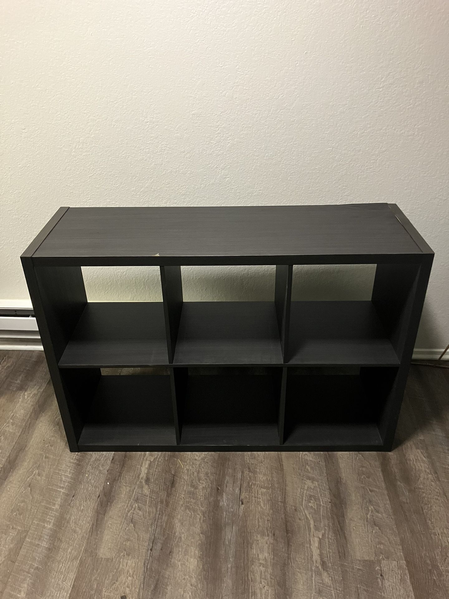 6 Cube Organizer Dark Brown