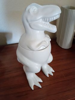 Ceramic T Rex Cookie Jar