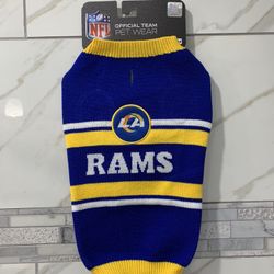 Los Angeles Rams Dog Sweater