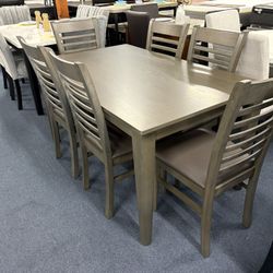Grey 7pc Dining Set