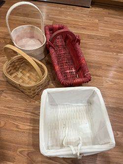 4 Baskets   In Very Good Condition.  All  For $10