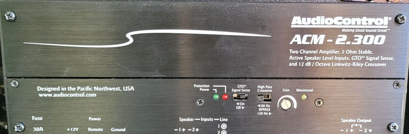AUDIO CONTROL 2.300 CAR AMPLIFIER