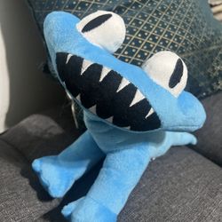 Cyan plush from rainbow friends(( 8 inches tall ))