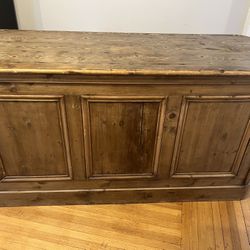 Antique Pine Bakery Counter