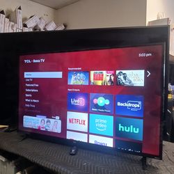 55 inch TCL 4K ROKU TV