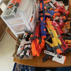 Arsenal of Nerf Toys