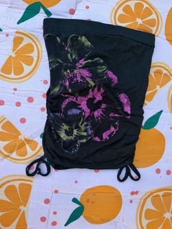 Dots Floral tube Top