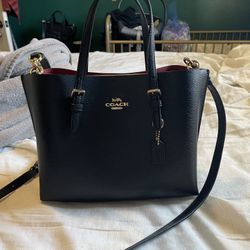 Medium Black Coach Purse 