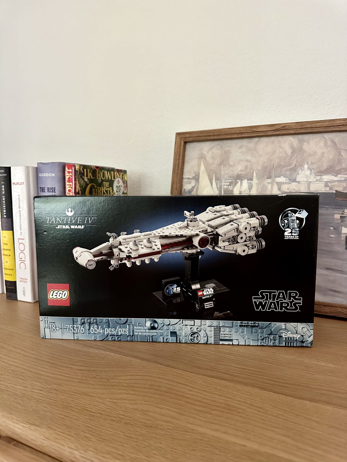 LEGO Star Wars Tantive V Build and Display Starship Vehicle Model 75376