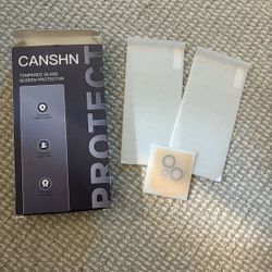 iPhone-14, Tempered Glass Screen Protector -2 pcs, & Camera protector - 1 pcs