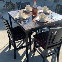 Dining Table And 4 Chairs