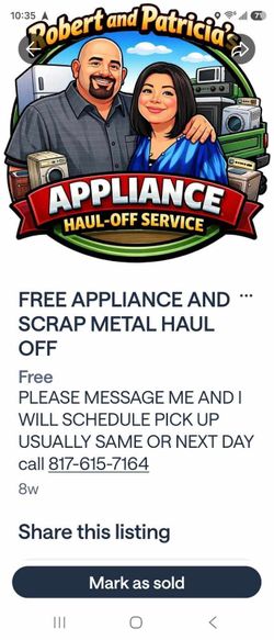 Free Appliance Haui Off