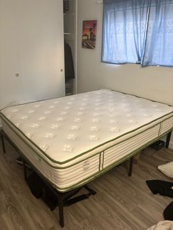 Queen Mattress and Bed Frame