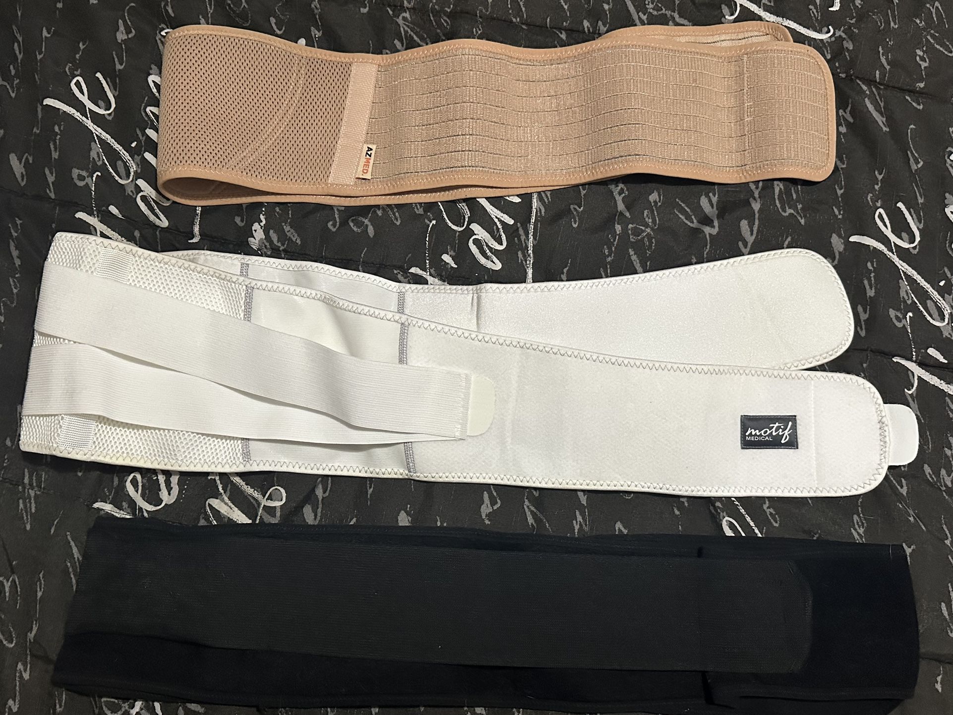 3pk Pregnancy Support Bands/Braces