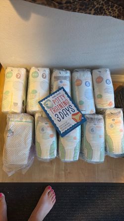 Size 6 and 7 diapers