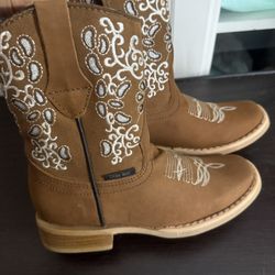 Genuine Leather Girl Boots 
