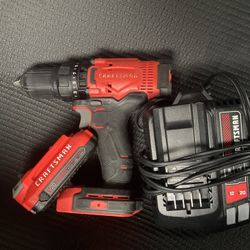 Craftsman Drill With Charger And Battery