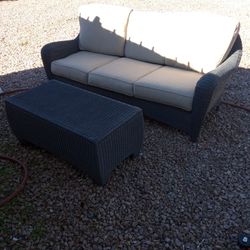 8 PIECE RATTAN WICKER SET