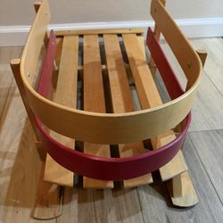 Mini wooden sled