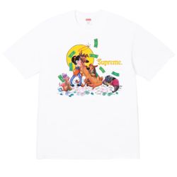 Supreme All Dogs Go To Heaven Tee White 