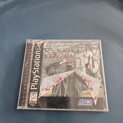 Clock Tower Black Label Sony PlayStation 1 W/ Reg Card
