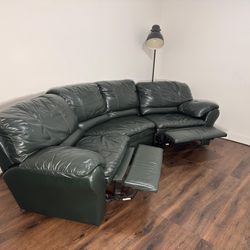 BarcaLounger Leather Sectional