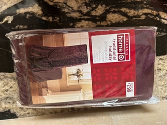 Classic Home Traditional Holiday Dining Chair Cover