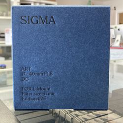 Sigma 17-40mm F1.8 DC for L Mount