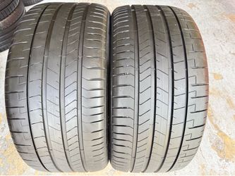 Two Premium Tires 315/35/22 Pirelli P Zero PZ4 Runflats Like new•BMW X7•BEST DEALS IN STOCK