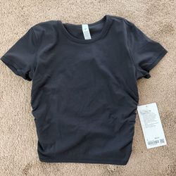NWT Lululemon Black All It Takes Tee (Ribbed Nulu).