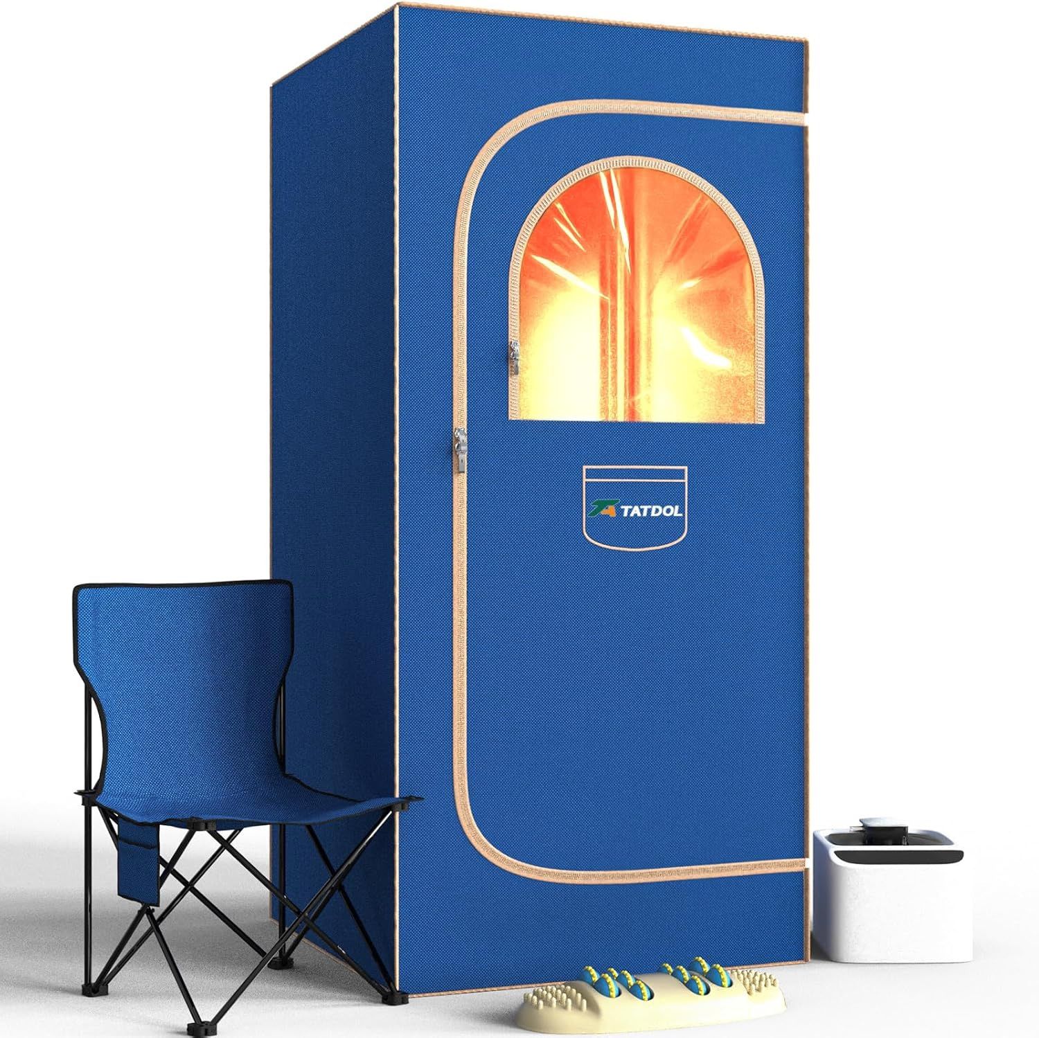 TATDOL Portable Full Size Home Steam Sauna Kit NEW